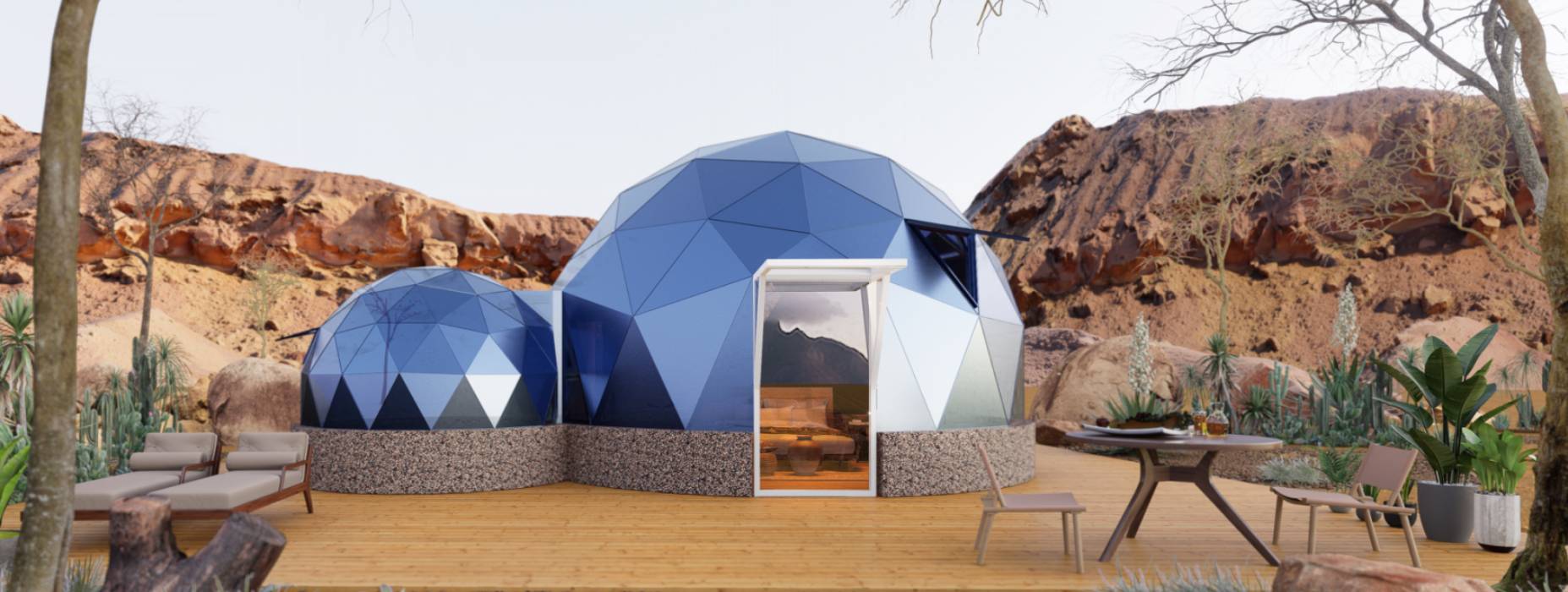 大足区球形智能光伏玻璃星空房